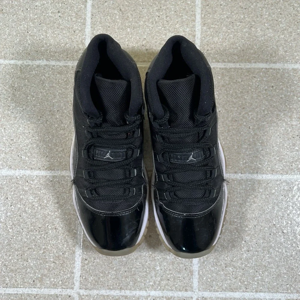 Jordan Air Jordan 11 Retro Shoes Youth Size 6Y Black Basketball 378038-011 - Picture 3 of 10